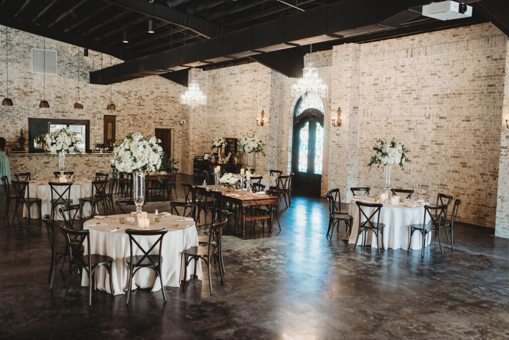 Fort Worth wedding venue with luxury decor and design features