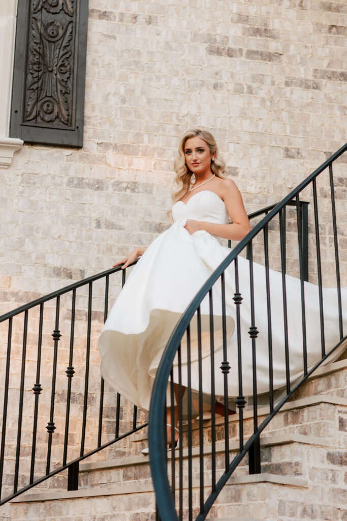 Fort Worth wedding venue groom in cocktail attire