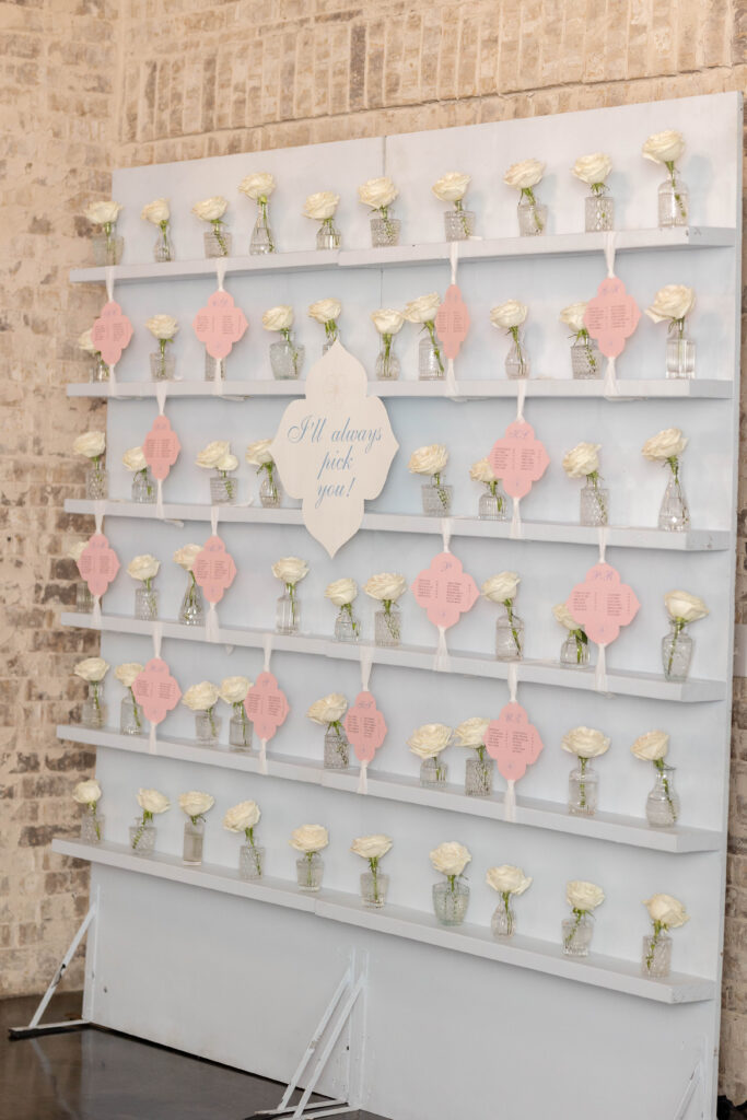 Fort Worth Wedding Reception Seating Chart