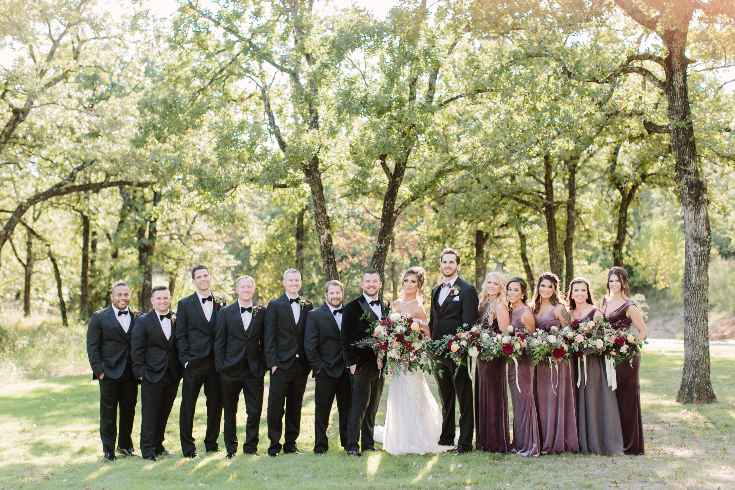 Fort Worth wedding venue with garden wedding ceremony, elegant indoor receptions