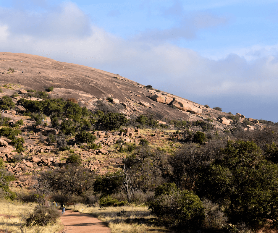 Fort Worth wedding venue provides planning tips: places for engagement photos, Enchanted Rock State Natural Area, located in Fredericksburg Texas