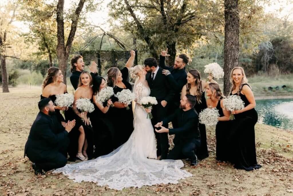 What is a Matron of Honor? Matron of honor helping the bride get ready on the wedding day at a Fort Worth wedding.

