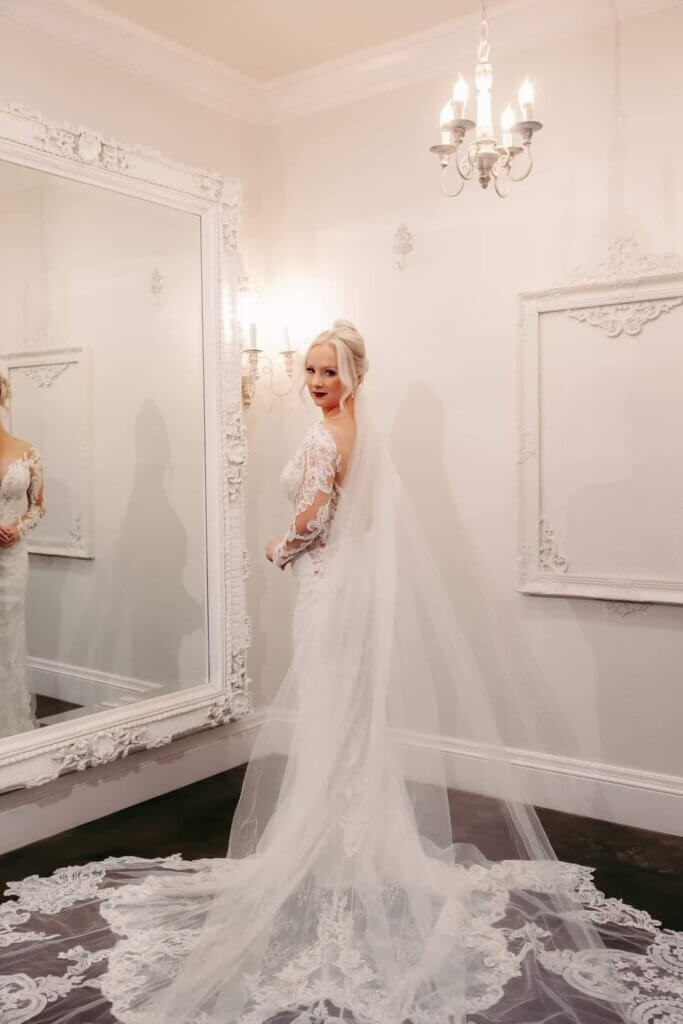 Dressing suite spaces at our European style wedding venue near Fort Worth